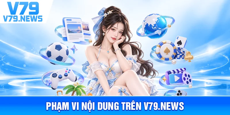Các nhóm nội dung trên website V79